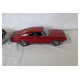 Pair of Diecast Model Cars - 1934 Coca-Cola Roadster & 1969 Dodge Charger