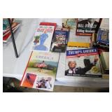 Collection of 23 Political and Presidential Books Including Kennedy, Trump, and More