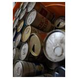Large Collection of Vintage Beer Cans and Bottle Assorted Brands