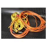 Lot of Extension Cords, Timers, Electrical Adapters, and Wrap-It Straps