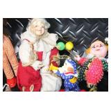 Large Collection of Clown Figurines, Plush, and Ornaments