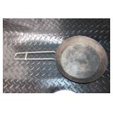 Vintage Picnic Set with Enamelware, Metal Basket, and Accessories