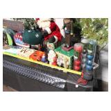 Set of 5 Holiday and Bear-Themed Decorative Popcorn Tins