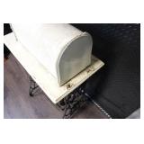 Vintage Singer Treadle Sewing Machine with Cabinet and Dome Cover