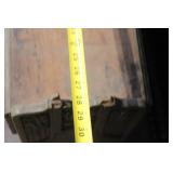 Vintage Wooden Drop Leaf Magazine Table with Ornate Carving