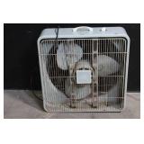 AMC Vintage Metal Box Fan with Handle