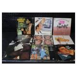 Collection of 9 Classic Vinyl Records including Joan Baez, Charley Pride, Blood Sweat & Tears, Bay City Rollers, and More