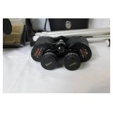 Vintage Sankyo Super CM 400 Movie Camera, Vixen Binoculars, and Vistar Tripod Set