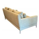 LL - Contemporary Neutral Upholstered Sofa