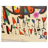 LLSTR - Framed Joan Miro Amnesty International 1977 Lithograph Poster