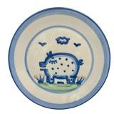 PTRY - Set of 5 Hand-Painted M. A. Hadley Farmhouse Dinner Plates