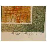 LLSTR - Vintage Framed Etching Print by Bill Ellingson - Earth Space