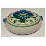 M A Hadley Blueberry Bouquet Covered Casserole, Retired