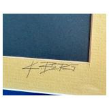 LLBR - Signed K. Berg Framed Sailboat Print