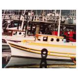 LLBR - Professionally Framed David Matthew Photographic Print - Boats at Harbor