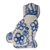 LLSTR - M.A. Hadley Pottery Staffordshire Style Dog Figurine