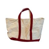 Set of 2 Vintage Canvas Tote Bags Including Williams Sonoma