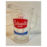 LLSTR - Vintage Schmidt Beer Stiftungsfest Glass Pitcher
