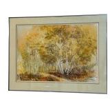 Framed Original Watercolor by Gerald Korte