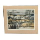 LLBR - Battle Lake by Bill Ellington Signed Limited Edition Block Print