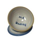 PTRY - M.A. Hadley Domed Covered Cheese or Butter Dish with Cow Design