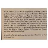 LLSTR - Framed Limited Edition Print New Fallen Snow by Richard Thompson