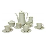 PTRY - Vintage Bareuther Bavaria Demitasse Tea Set, German Porcelain, 13 Pieces