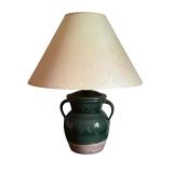 LLBR - Ceramic Table Lamp with Dual Handles and Shade