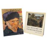 DN - Collection of 3 Art Books: Van Gogh, The History of Impressionism, Impressionism Selections Museum