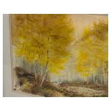 LLSTR - Framed Original Watercolor Landscape by Gerald Korte