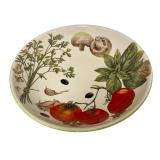 PTRY - Williams-Sonoma Portugal Vegetable Motif Serving Bowl with 6 Individual Bowls