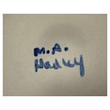 PTRY - M.A. Hadley Pottery Covered Dish with Cow Motif