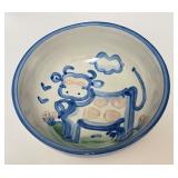 PTRY - Set of 4 M.A. Hadley Pottery Bowls with Animal Motifs