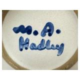 PTRY - Set of 8 M.A. Hadley 6-Inch Bread Plates with Blue Trim