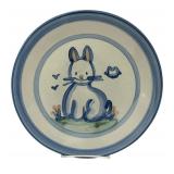 PTRY - Set of 3 M.A. Hadley Pottery 11-Inch Animal Motif Dinner Plates