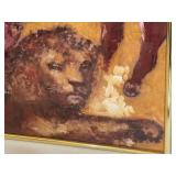 LLSTR - Marc Chagall Les Fables de La Fontaine Framed Poster