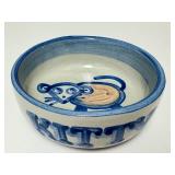 PTRY - M.A. Hadley Pottery Cat Bowl Kitty Dish