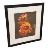 LLSTR- Framed Photographic Print by David Matthew, Vibrant Floral