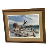 LLSTR - Pair of Framed Limited Edition Pheasant Prints by Kevin Daniel and Terry Redlin