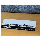 K - Artek Alvar Aalto Red High-Back Lounge Chair
