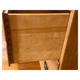 K - Ethan Allen Early American Maple and Birch Hutch and Dresser Set