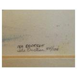 LLO - Ila Erickson Signed Limited Edition Winter Moose Watercolor Print