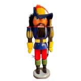 D - Vintage Erzgebirge Blue Buccaneer Nutcracker with Original Box