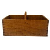 PTRY - Vintage Wooden Yeast Crate with Center Divider