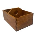 PTRY - Vintage Wooden Yeast Crate with Center Divider