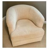 MBR - Vintage Modern Upholstered Barrel Chair