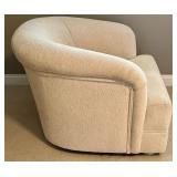 MBR - Vintage Modern Upholstered Barrel Chair