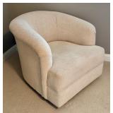 MBR - Vintage Modern Upholstered Barrel Chair
