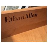 MBR - Vintage Ethan Allen 3-Drawer Wooden Dresser with Brass Handles