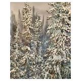 MBR - Gerald Korte Original Watercolor Winter Forest